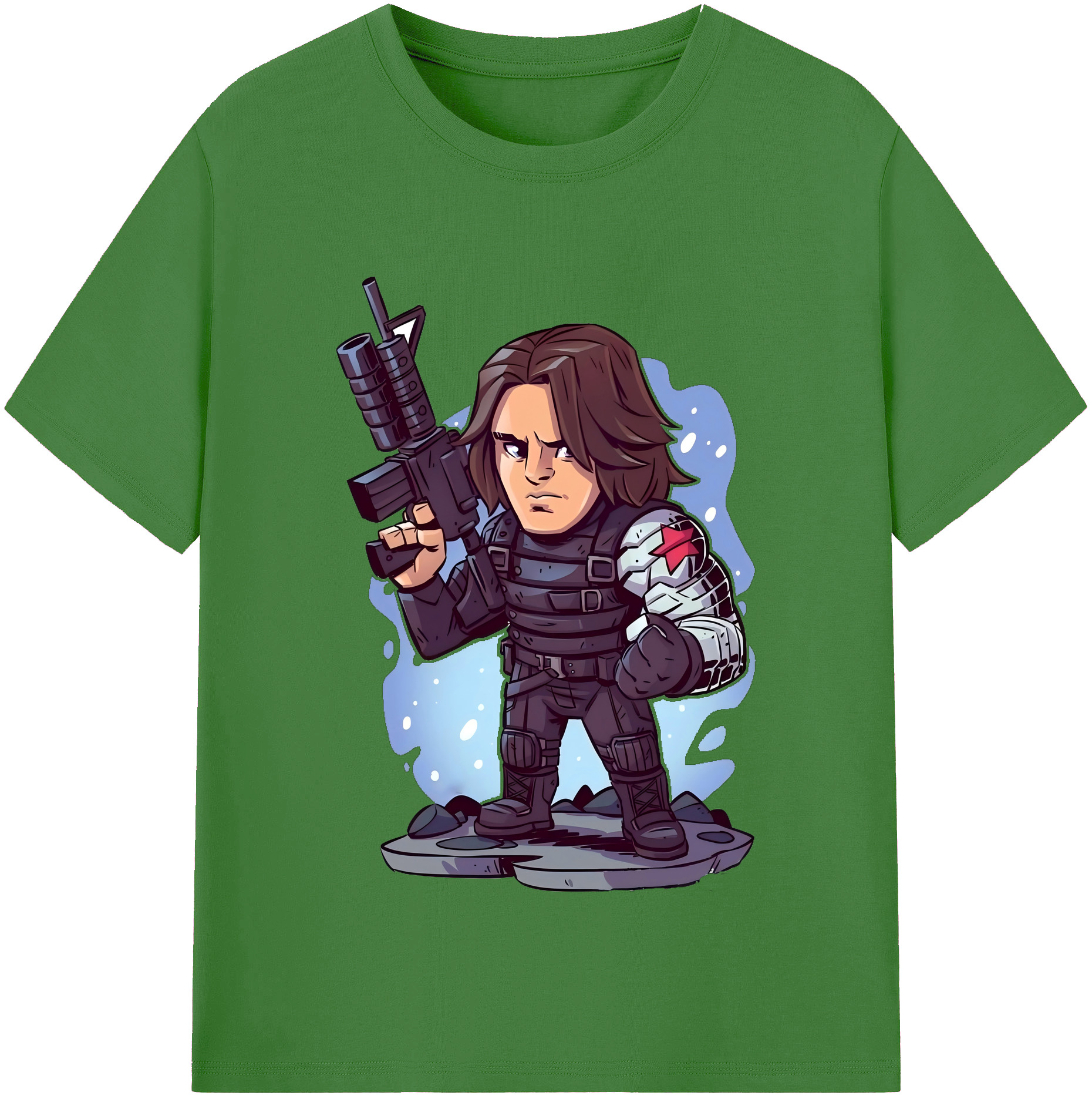 （画像用） アベンジャーズ The Avengers レディースカジュアルプリントTシャツ（綿100％）